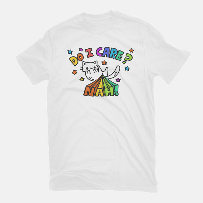 Do I Care-Mens-Basic-Tee-Wenceslao A Romero