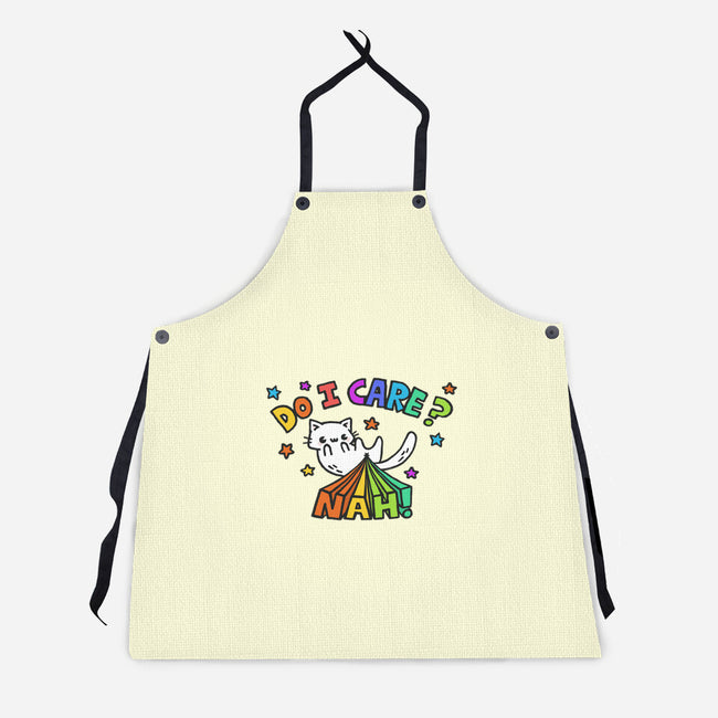 Do I Care-Unisex-Kitchen-Apron-Wenceslao A Romero