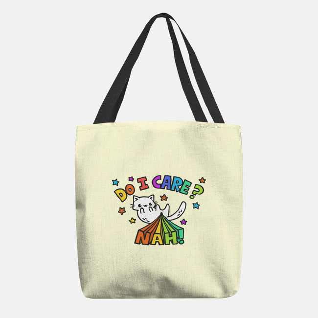 Do I Care-None-Basic Tote-Bag-Wenceslao A Romero