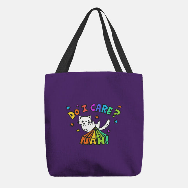 Do I Care-None-Basic Tote-Bag-Wenceslao A Romero
