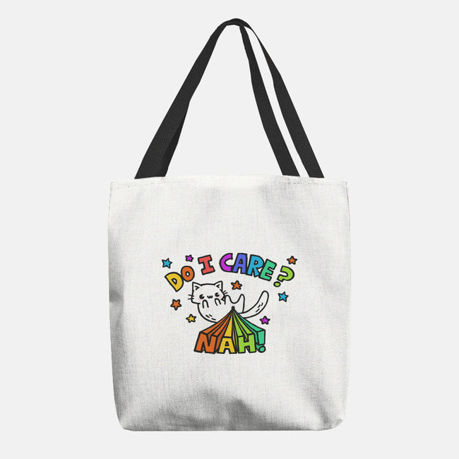 Do I Care-None-Basic Tote-Bag-Wenceslao A Romero