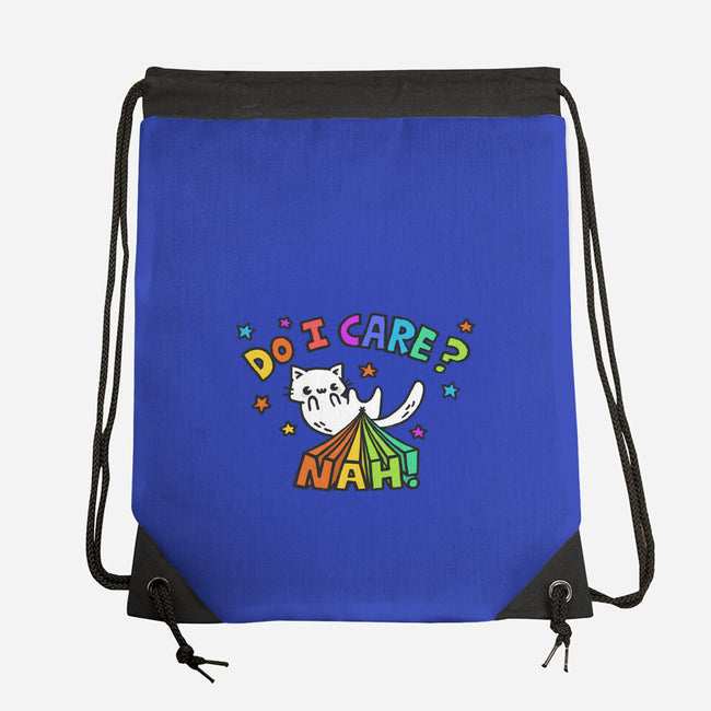 Do I Care-None-Drawstring-Bag-Wenceslao A Romero
