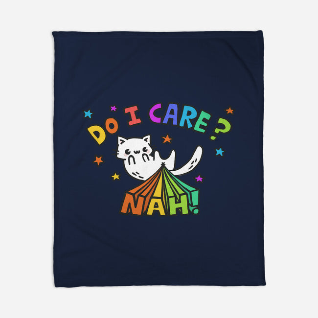Do I Care-None-Fleece-Blanket-Wenceslao A Romero