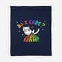 Do I Care-None-Fleece-Blanket-Wenceslao A Romero
