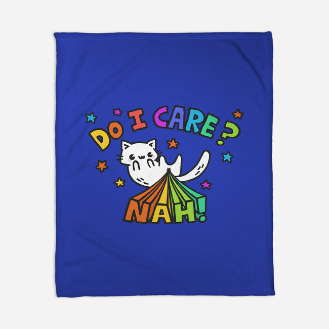 Do I Care-None-Fleece-Blanket-Wenceslao A Romero