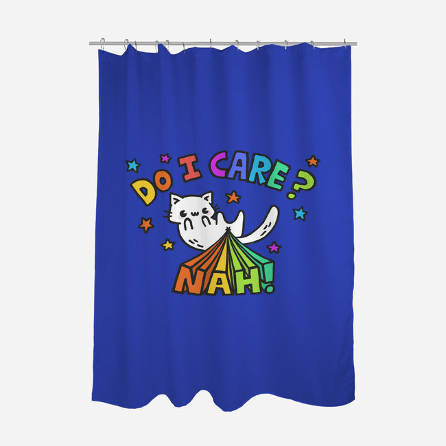 Do I Care-None-Polyester-Shower Curtain-Wenceslao A Romero