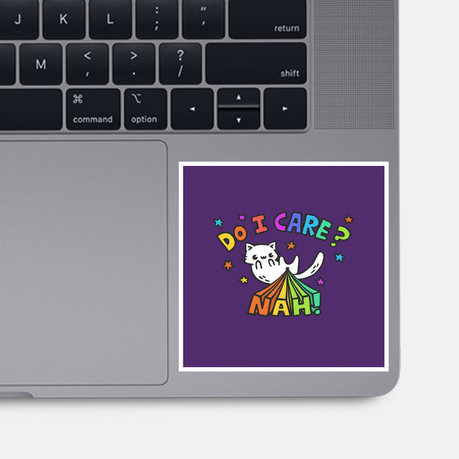 Do I Care-None-Glossy-Sticker-Wenceslao A Romero