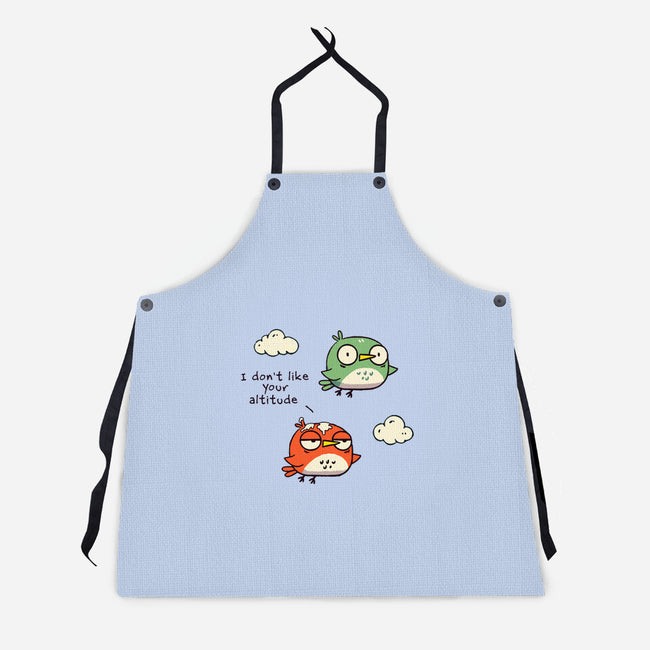Bad Altitude-Unisex-Kitchen-Apron-BridgeWalker
