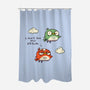 Bad Altitude-None-Polyester-Shower Curtain-BridgeWalker