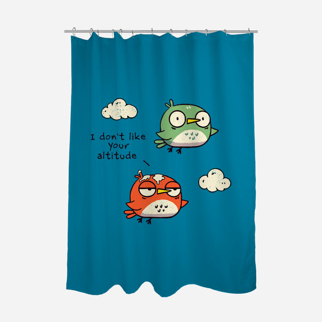 Bad Altitude-None-Polyester-Shower Curtain-BridgeWalker