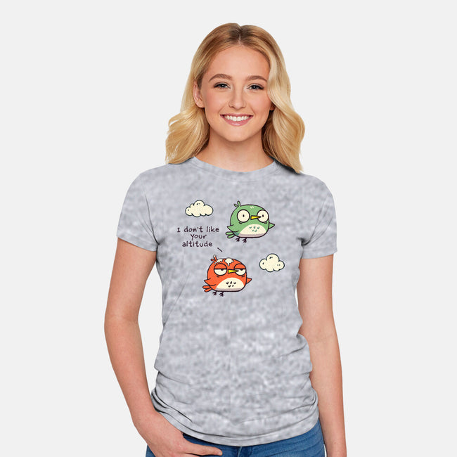 Bad Altitude-Womens-Fitted-Tee-BridgeWalker