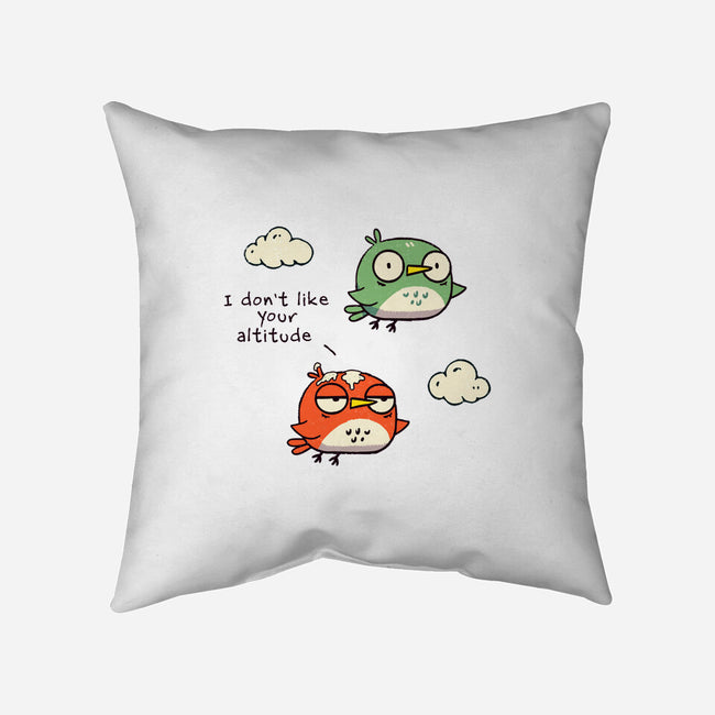 Bad Altitude-None-Removable Cover w Insert-Throw Pillow-BridgeWalker