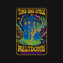 Time And Space Meltdown-Womens-Racerback-Tank-Popnotic