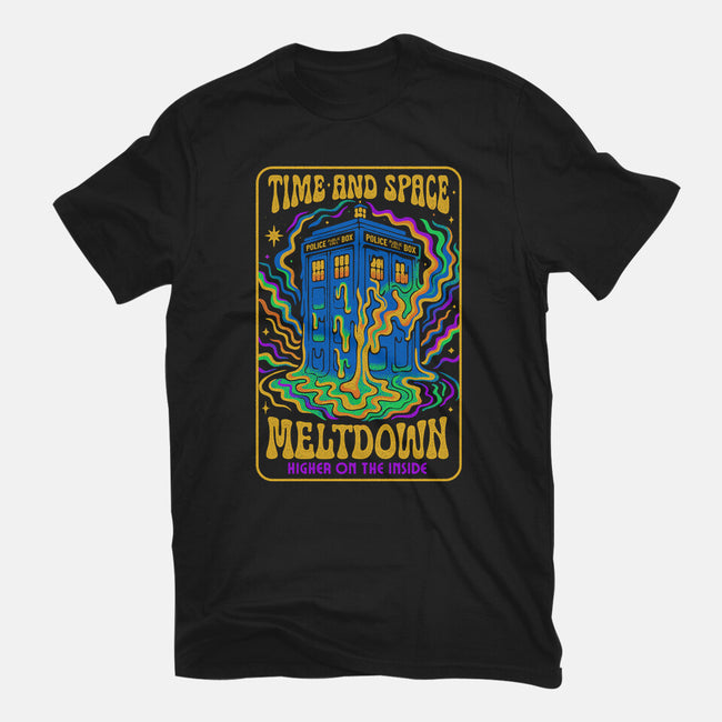 Time And Space Meltdown-Mens-Heavyweight-Tee-Popnotic