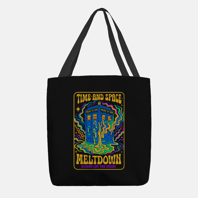 Time And Space Meltdown-None-Basic Tote-Bag-Popnotic