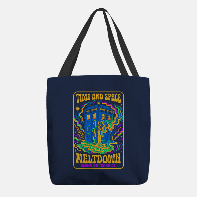 Time And Space Meltdown-None-Basic Tote-Bag-Popnotic