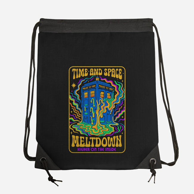 Time And Space Meltdown-None-Drawstring-Bag-Popnotic