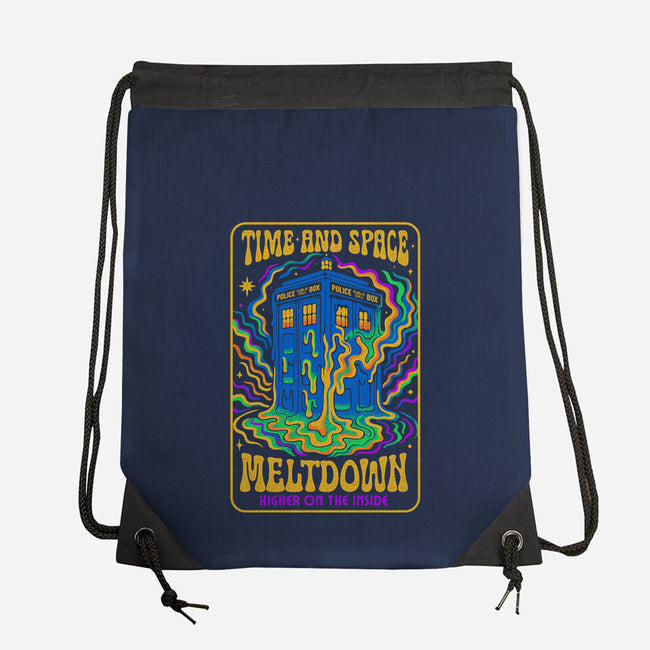 Time And Space Meltdown-None-Drawstring-Bag-Popnotic