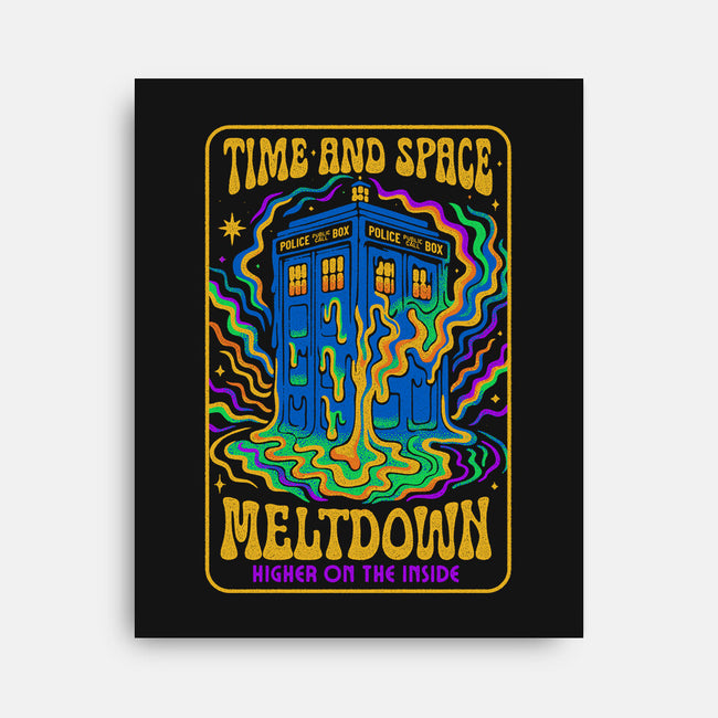 Time And Space Meltdown-None-Stretched-Canvas-Popnotic