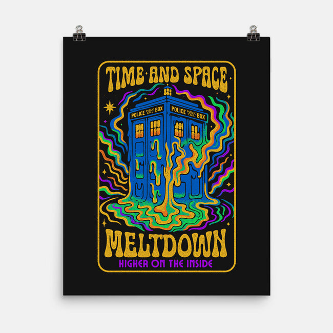 Time And Space Meltdown-None-Matte-Poster-Popnotic