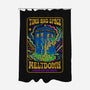 Time And Space Meltdown-None-Polyester-Shower Curtain-Popnotic