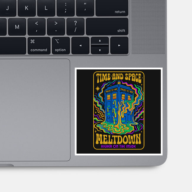 Time And Space Meltdown-None-Glossy-Sticker-Popnotic