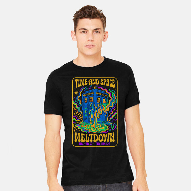 Time And Space Meltdown-Mens-Heavyweight-Tee-Popnotic