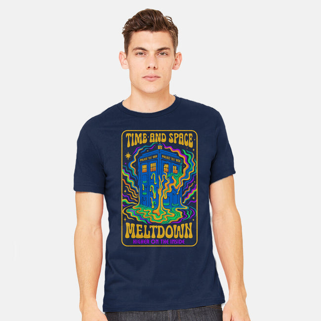 Time And Space Meltdown-Mens-Heavyweight-Tee-Popnotic
