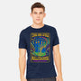 Time And Space Meltdown-Mens-Heavyweight-Tee-Popnotic