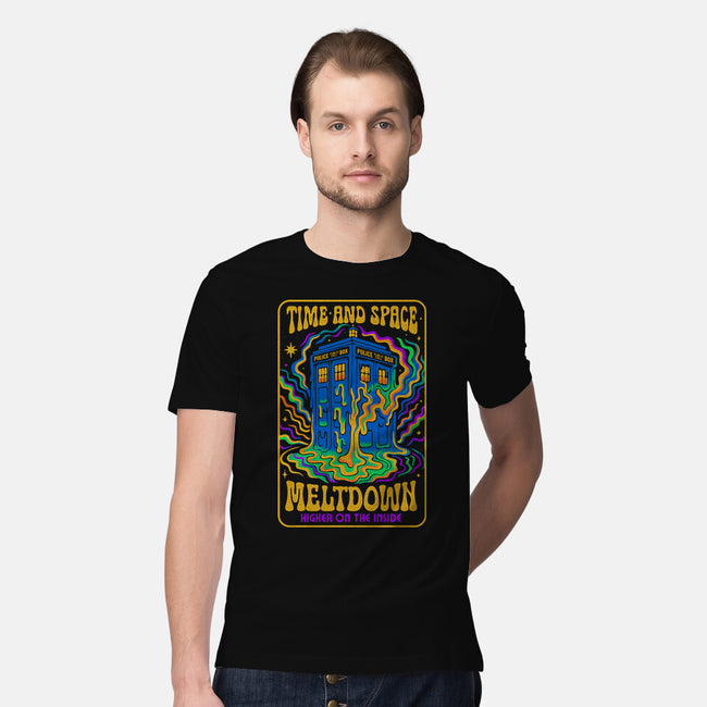 Time And Space Meltdown-Mens-Premium-Tee-Popnotic