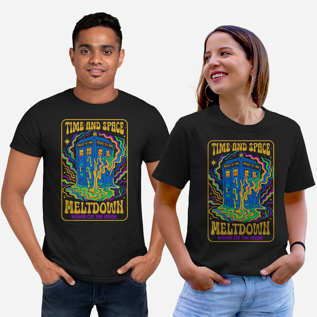 Time And Space Meltdown-Unisex-Basic-Tee-Popnotic