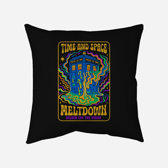 Time And Space Meltdown-None-Removable Cover w Insert-Throw Pillow-Popnotic