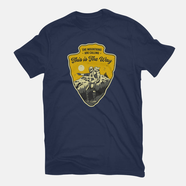 The Way To The Mountains-Womens-Fitted-Tee-retrodivision