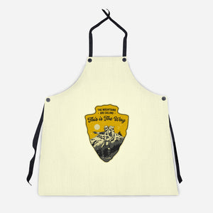 The Way To The Mountains-Unisex-Kitchen-Apron-retrodivision
