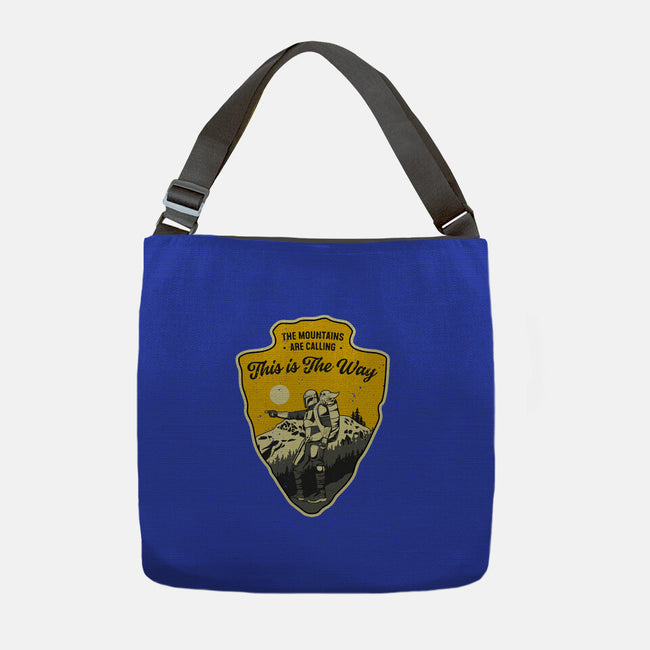 The Way To The Mountains-None-Adjustable Tote-Bag-retrodivision