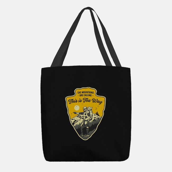 The Way To The Mountains-None-Basic Tote-Bag-retrodivision