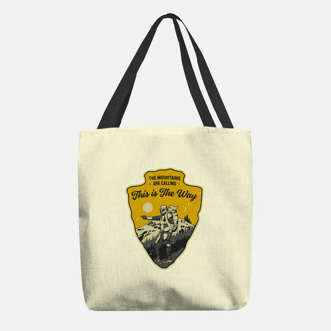 The Way To The Mountains-None-Basic Tote-Bag-retrodivision