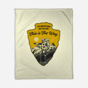 The Way To The Mountains-None-Fleece-Blanket-retrodivision