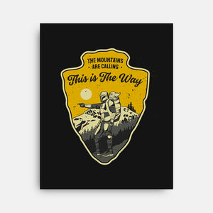 The Way To The Mountains-None-Stretched-Canvas-retrodivision