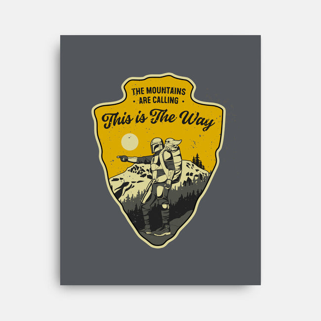The Way To The Mountains-None-Stretched-Canvas-retrodivision