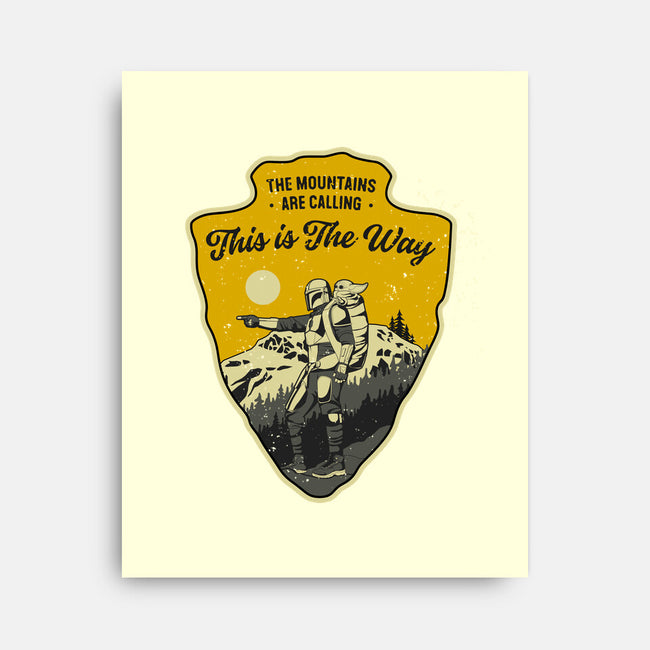 The Way To The Mountains-None-Stretched-Canvas-retrodivision