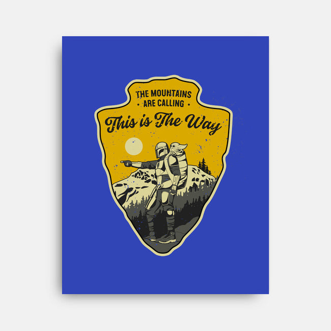 The Way To The Mountains-None-Stretched-Canvas-retrodivision