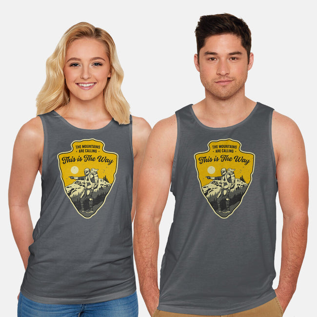 The Way To The Mountains-Unisex-Basic-Tank-retrodivision