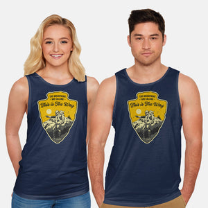 The Way To The Mountains-Unisex-Basic-Tank-retrodivision