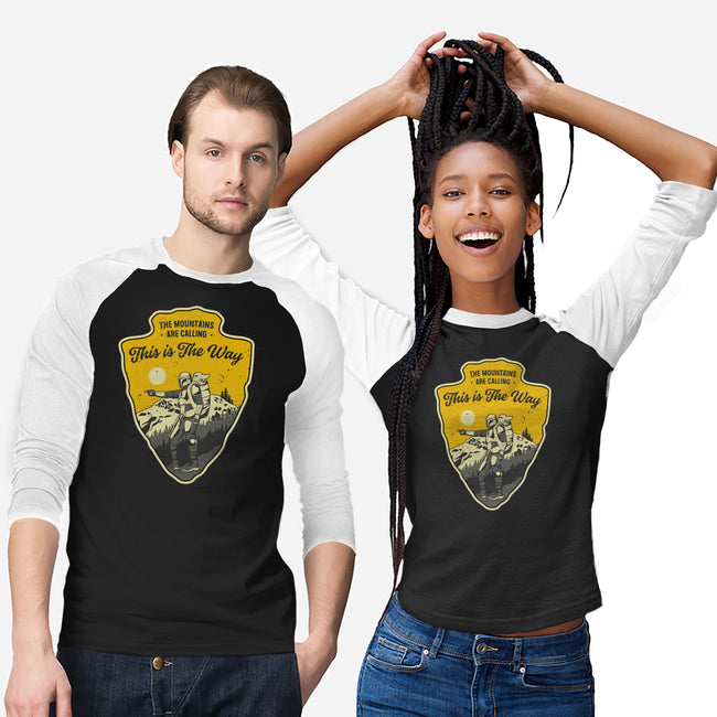 The Way To The Mountains-Unisex-Baseball-Tee-retrodivision