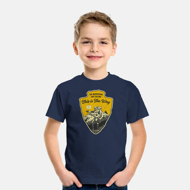 The Way To The Mountains-Youth-Basic-Tee-retrodivision