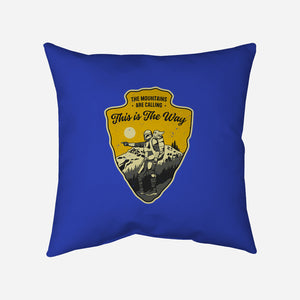 The Way To The Mountains-None-Removable Cover w Insert-Throw Pillow-retrodivision