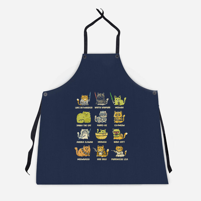 Star Kittens-Unisex-Kitchen-Apron-kg07