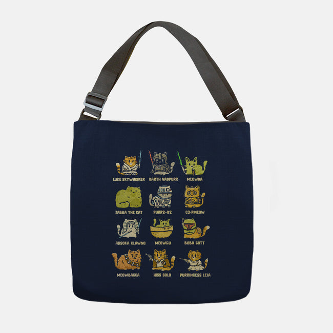 Star Kittens-None-Adjustable Tote-Bag-kg07