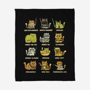 Star Kittens-None-Fleece-Blanket-kg07